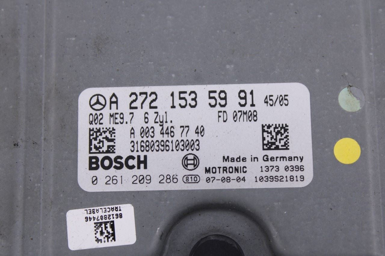 2006-2011 Mercedes-Benz C350 Sport 3.5L Engine Control Module ECM 2721535991 OEM - Alshned Auto Parts