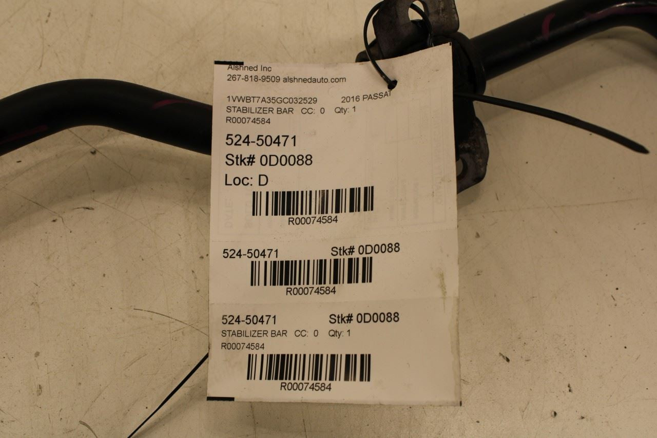 2015-2022 Volkswagen Passat SE Rear Stabilizer Sway Anti-Roll Bar 1K0-511305-EG - Alshned Auto Parts