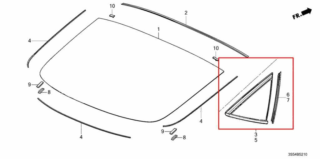 2023-2026 Acura Integra A-Spec Rear Left Side Quarter Window Glass 73550-3S5-A11 - Alshned Auto Parts