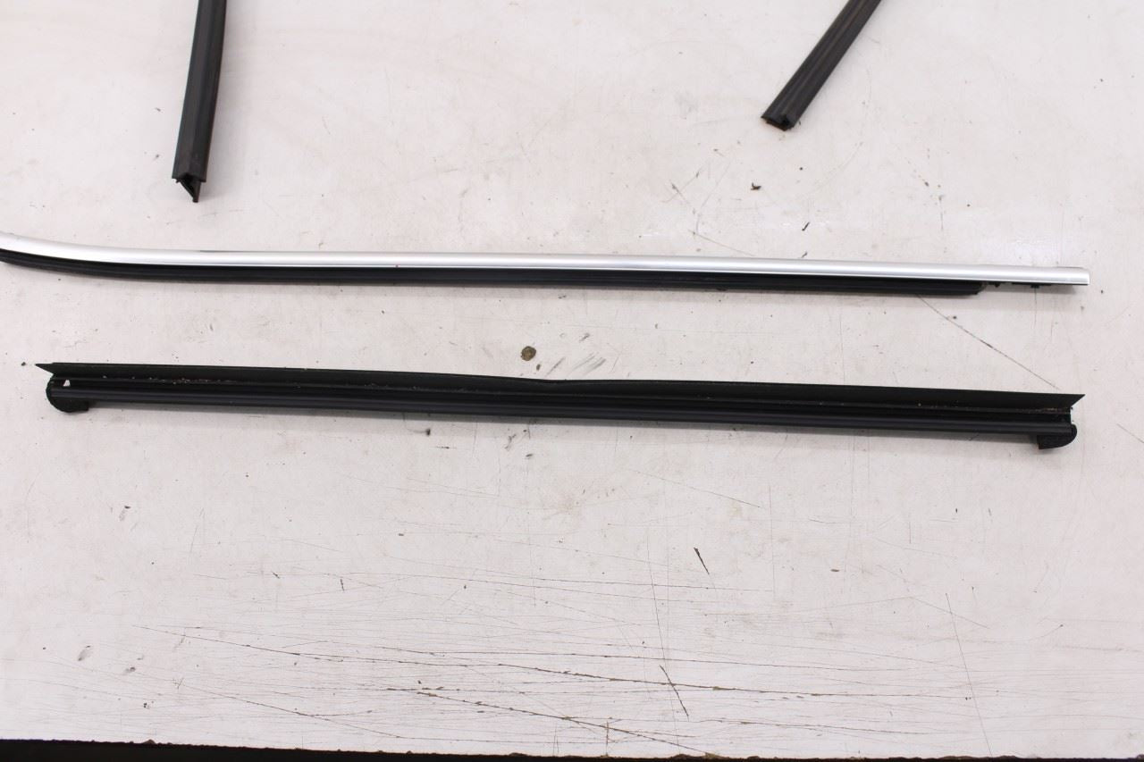 2019-25 Infiniti QX50 Essential Front Left Door Glass Run Channel Trim Belt Set - Alshned Auto Parts
