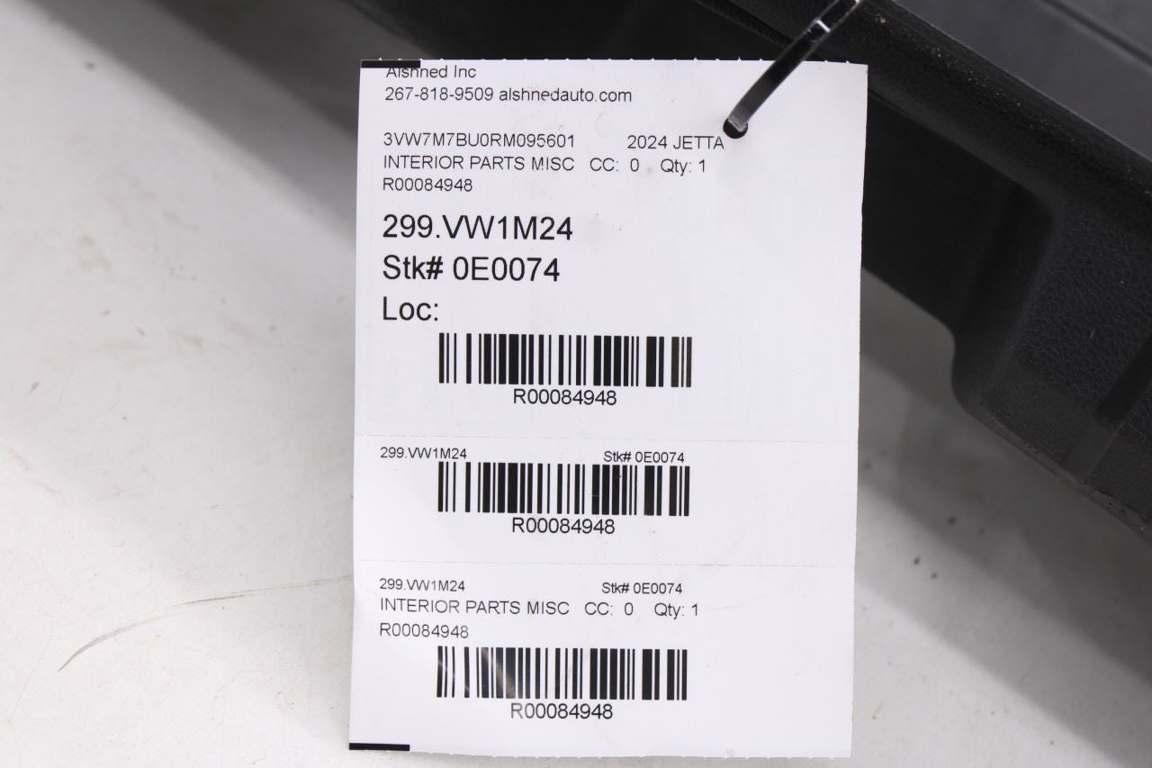 2019-26 Volkswagen Jetta SE Rear Trunk Loading Sill Scuff Plate 17A-863-459-82V13