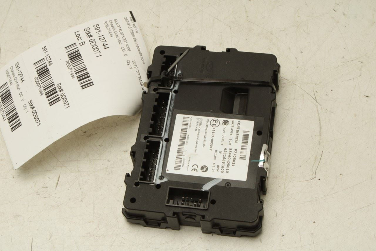 2019-2020 Kia Optima LX Body Computer Control Module BCM BCU 954A0-D5010 OEM - Alshned Auto Parts