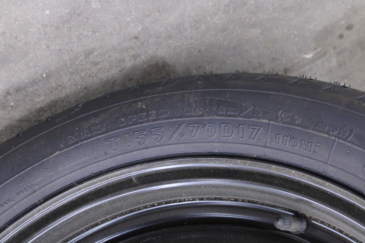 2020-2025 Subaru Legacy Premium Spare Wheel Tire Goodyear T155/70D17 110M R17x43