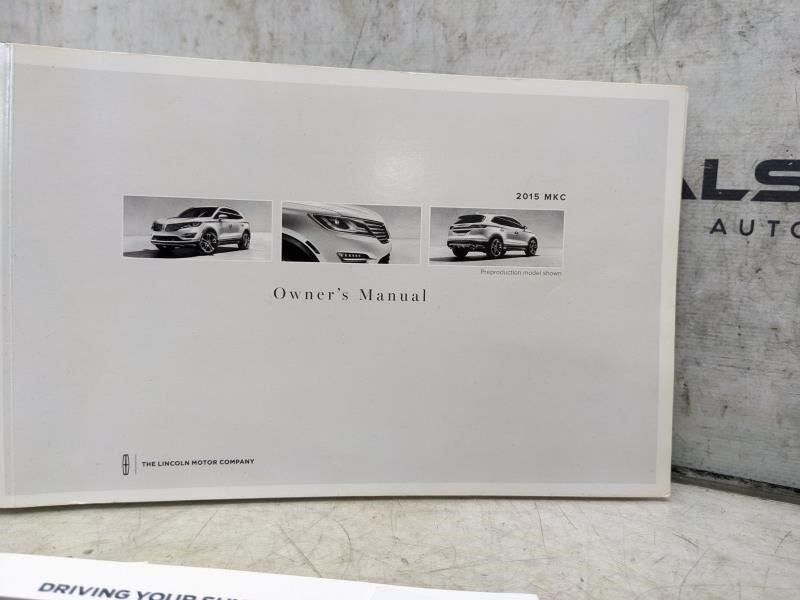 2015 Lincoln MKC Owners Manual Set with Case FJ7J-19A321-AA OEM - Alshned Auto Parts