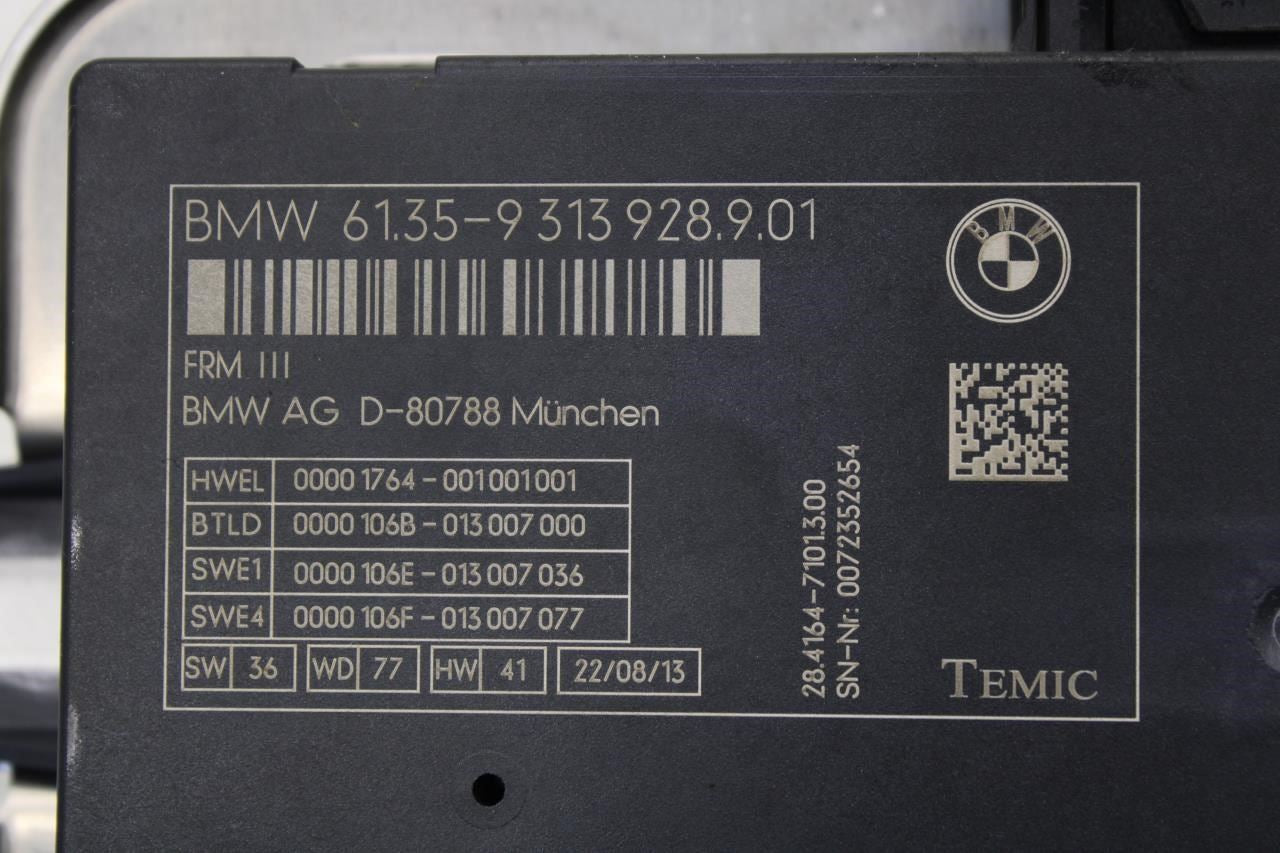 2013-2015 BMW 750I xDrive Footwell Light Control Module 61359313928 OEM - Alshned Auto Parts