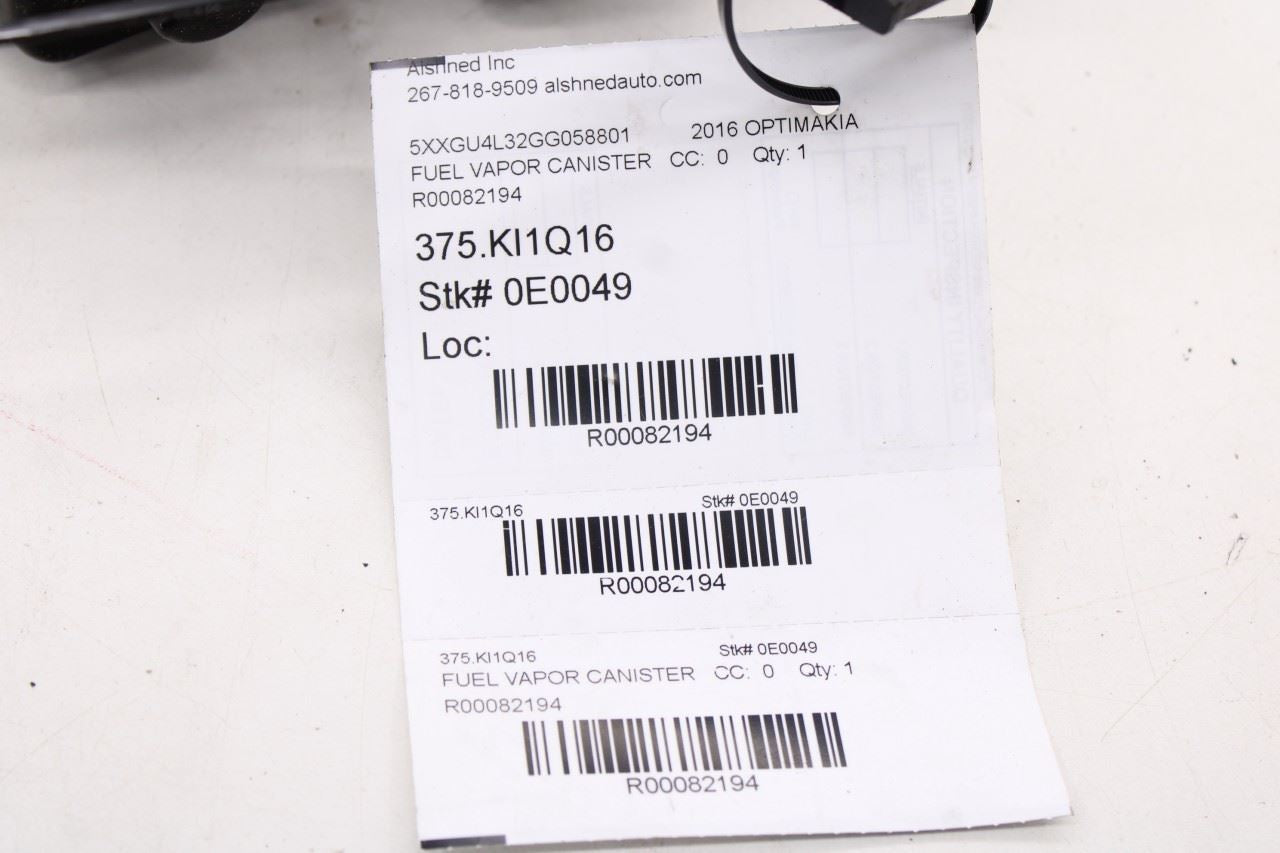 2016-2020 KIA Optima EX 2.4L Fuel Vapor Evaporator Emission Canister 31420-D5500 - Alshned Auto Parts