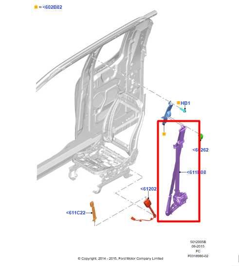 15-16 Ford F150 Super Cab Lariat Front Passenger Right Side Seat Belt Retractor - Alshned Auto Parts