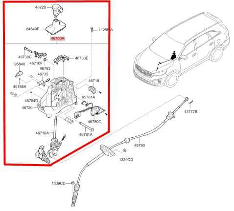 2019-2020 Kia Sorento LX 3.3L FWD Automatic Transmission Gear Shifter Lever Knob - Alshned Auto Parts