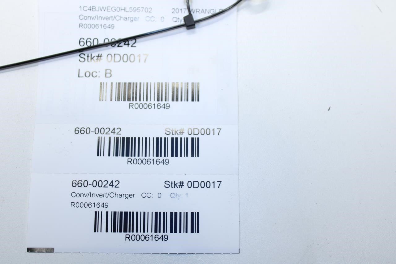 2012-18 Jeep Wrangler Sahara 3.6 L Power Inverter Control Module 68080323AB OEM - Alshned Auto Parts