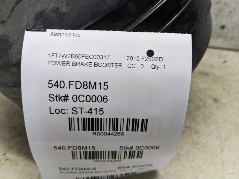 2013-2016 Ford F250SD Power Brake Booster EC3Z-2005-C OEM - Alshned Auto Parts