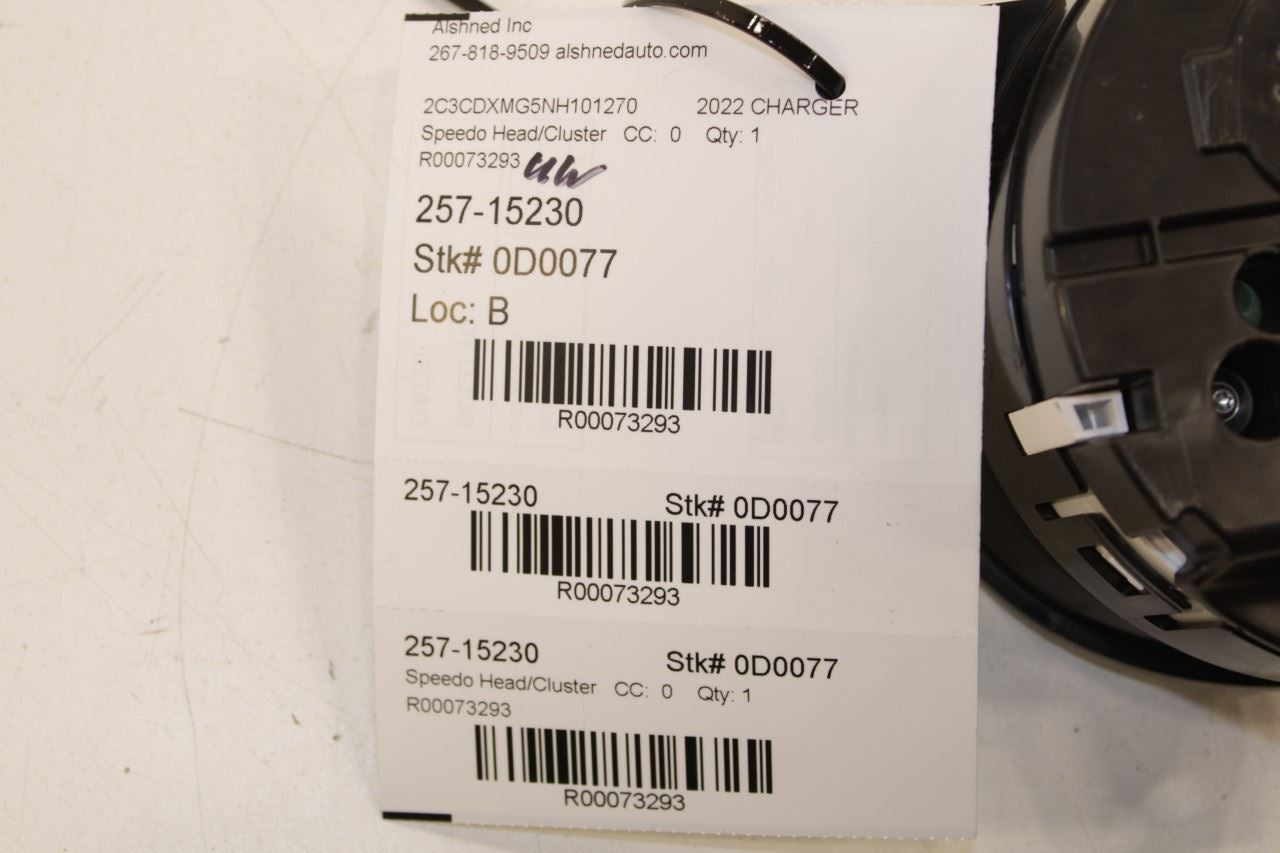 21-23 Dodge Charger GT AWD 3.6L Speedometer Gauge Instrument Cluster 85K Mileage - Alshned Auto Parts