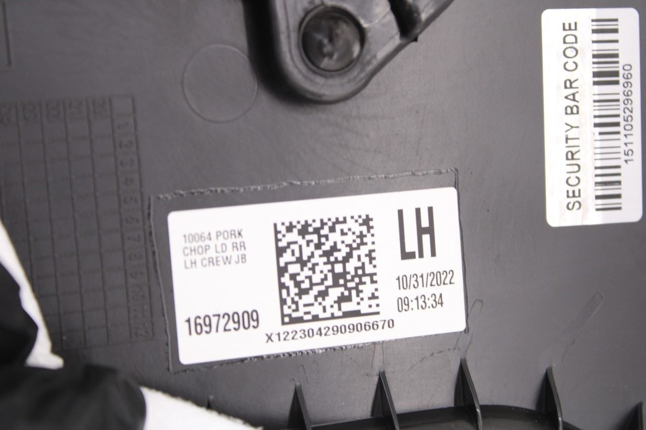 2022-24 Chevrolet Silverado LT-L Crew Cab Rear Left Door Trim Panel 87849816 OEM - Alshned Auto Parts