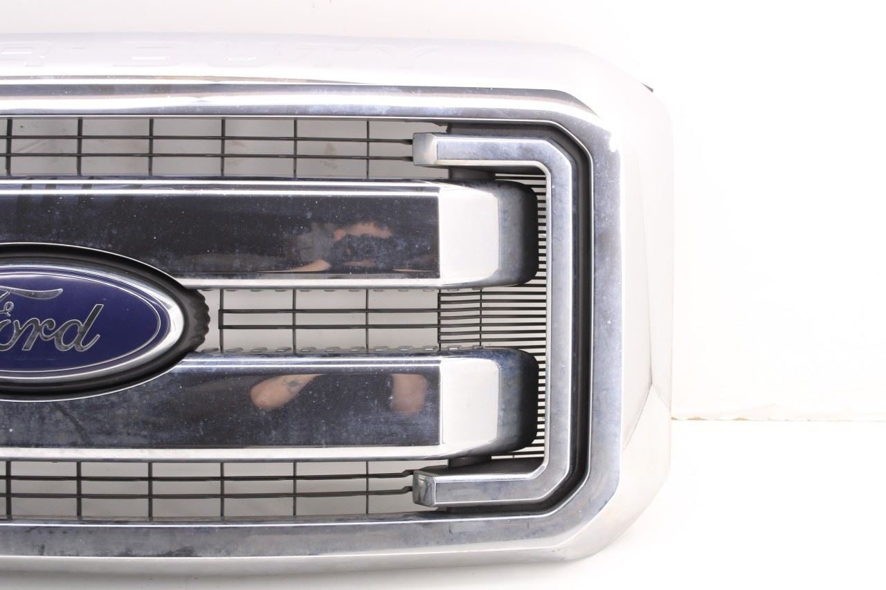 2011-16 Ford F250 Lariat Crew Cab Front Radiator Grille Chrome w/ Emblem *ReaD* - Alshned Auto Parts