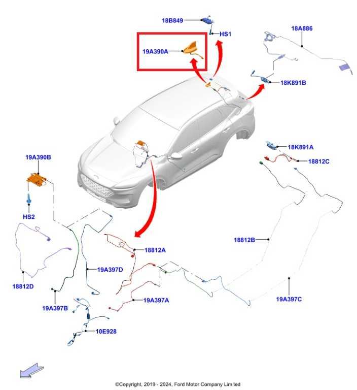 2020 Ford Escape SEL Roof Exterior Shark Fin Radio Antenna JD9T-19K351-AA OEM - Alshned Auto Parts