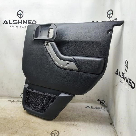 2011-17 Jeep Wrangler Rear Right Passenger Door Trim Panel 1QJ38DX9AF OEM *ReaD* - Alshned Auto Parts