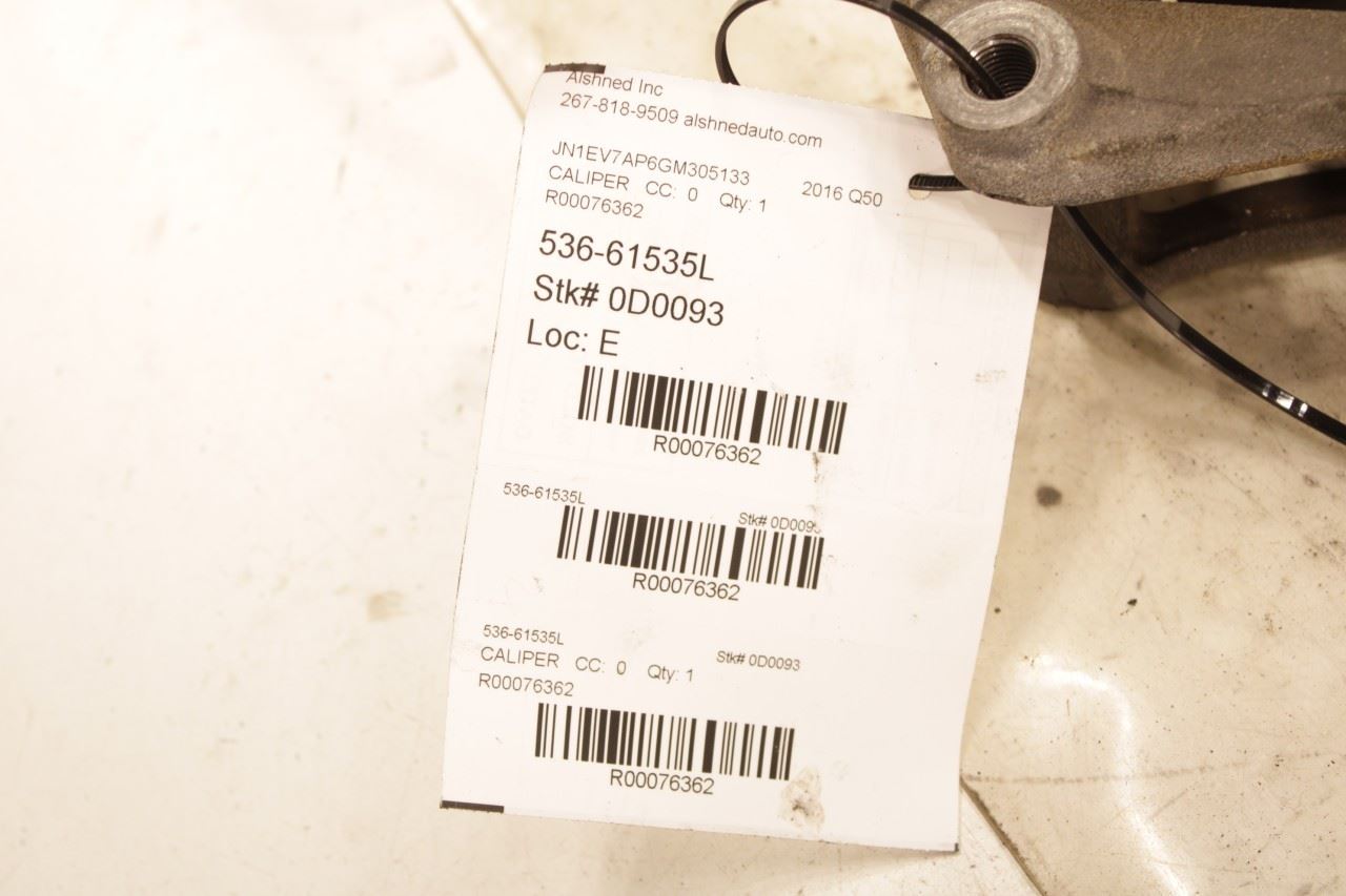 2014-2020 Infiniti Q50 Premium Front Left Disc Brake Caliper 41011-4GA0A OEM - Alshned Auto Parts