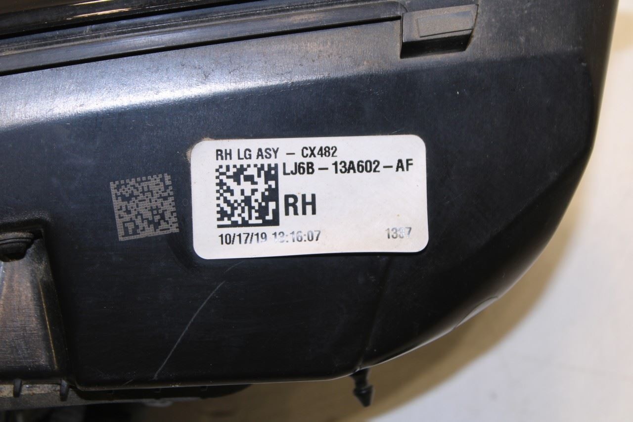 2020-22 Ford Escape SEL Rear Right Passenger Side Tail Light Lamp LJ6B-13A602-AF - Alshned Auto Parts