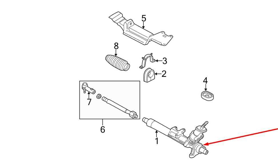2006-2010 Volkswagen Beetle Power Steering Gear Rack and Pinion 1J1-422-075-S - Alshned Auto Parts
