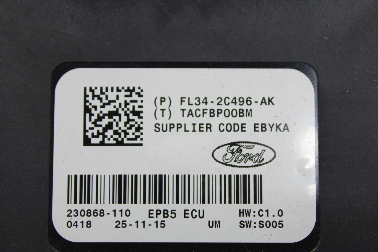 2015-2020 Ford F150 SuperCab Lariat Parking Brake Control Module FL34-2C496-AK - Alshned Auto Parts