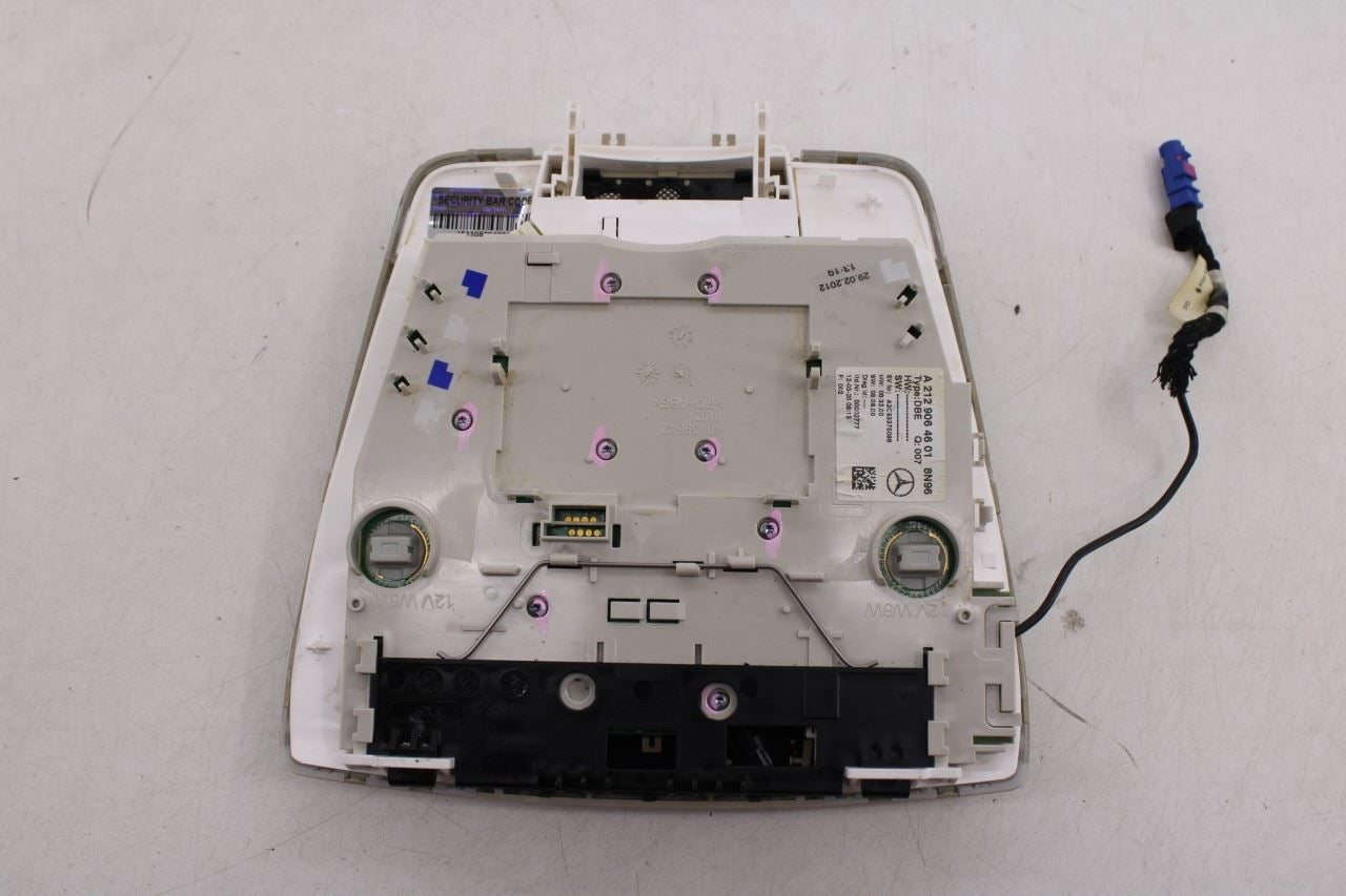 10-13 Mercedes-Benz E350 4Matic Front and Rear Center Overhead Console Set of 27