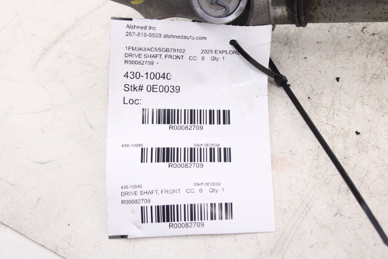 2020-26 Ford Explorer Interceptor AWD Front Propeller Drive Shaft L1M3-4A376-AC11