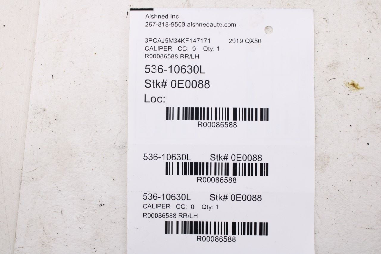 2019-2025 Infiniti QX50 ESSENTIAL Rear Right Passenger Side Disc Brake Caliper - Alshned Auto Parts