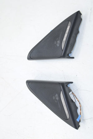 13-15 BMW 750i Harman Kardon Front LH and RH Door Corner Tweeter Speaker w Cover