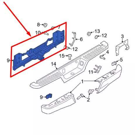 2015-2023 Ford F150 Rear Bumper Trailer Tow Bar Hitch HL3Z-17D826-G OEM - Alshned Auto Parts