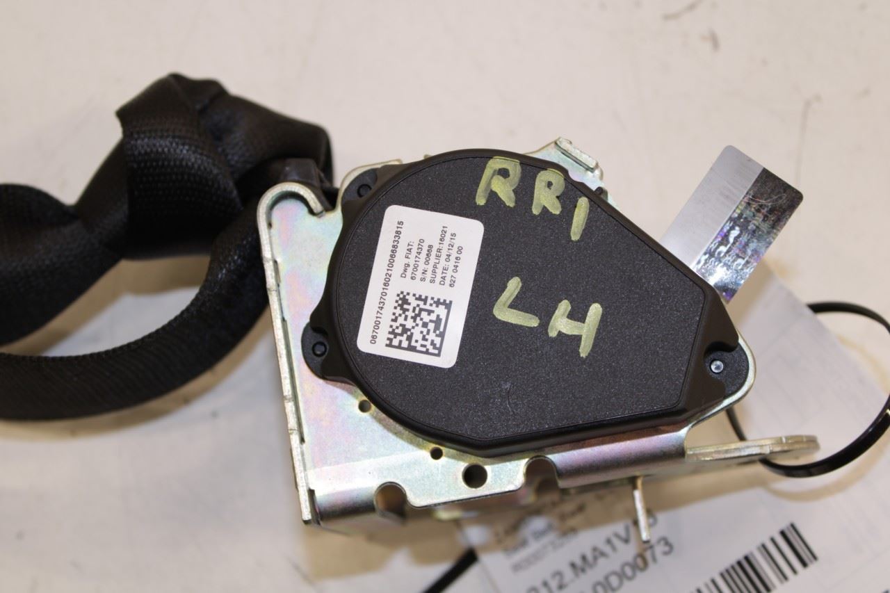 14-21 Maserati Ghibli S Q4 3.0L Rear Driver LH Side 2nd Row Seat Belt Retractor - Alshned Auto Parts