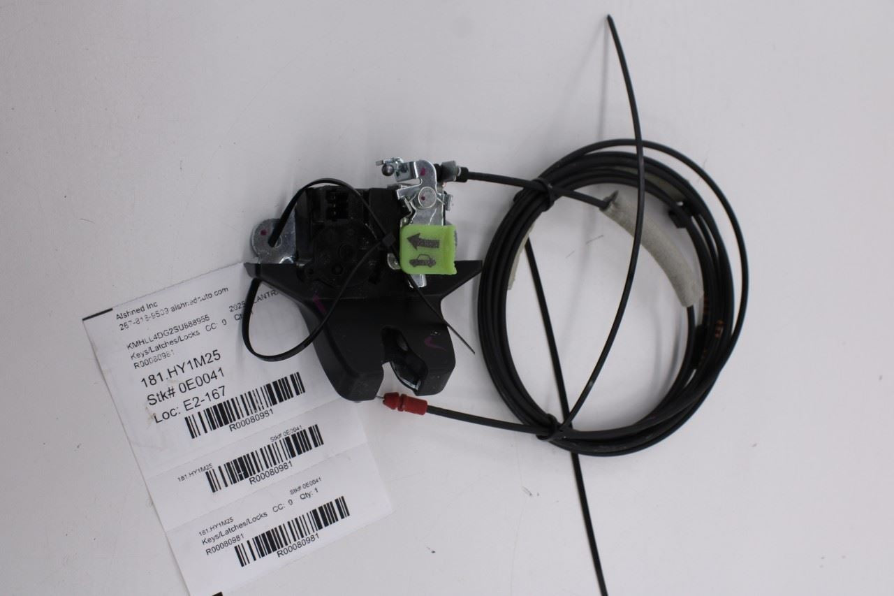 2021-2026 Hyundai Elantra SE Rear Trunk Deck Lid Lock Latch Actuator 81230-AA01010