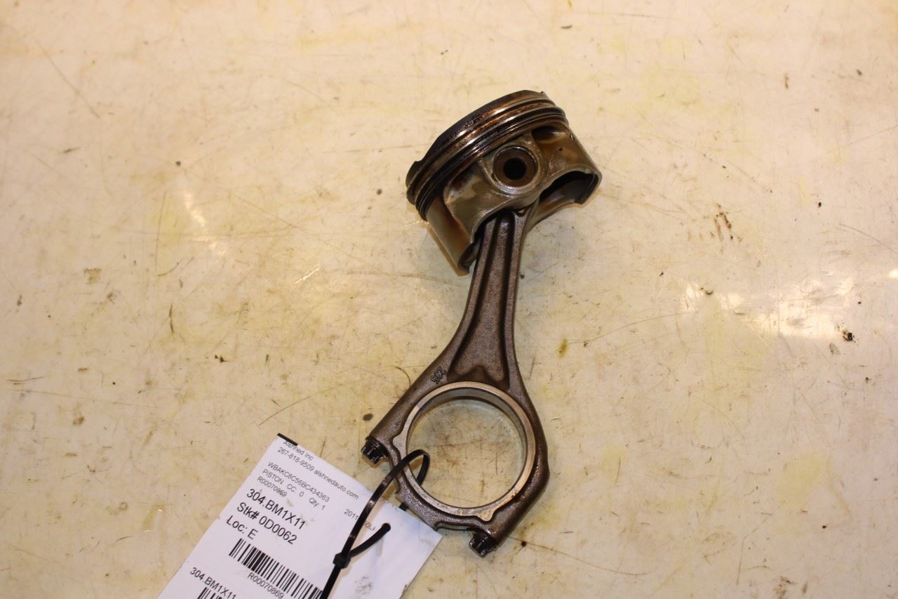2010-12 BMW 750Li xDrive 4.4L Engine Piston Left 3 w/ Connecting Rod 11257613626 - Alshned Auto Parts