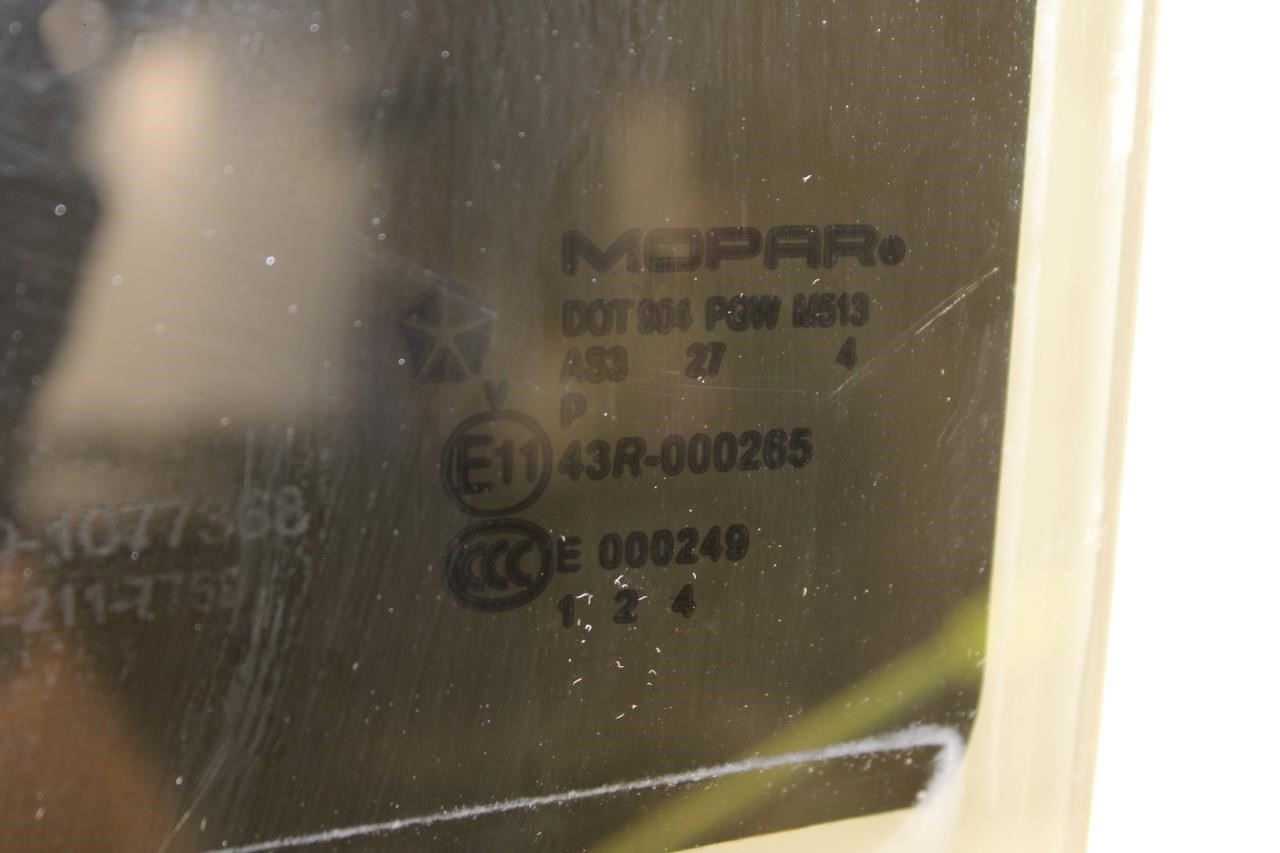 2011-2020 Jeep Grand Cherokee Limited Rear Left Door Window Glass 68086589AA OEM - Alshned Auto Parts
