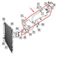 2012-18 Jeep Wrangler Sahara 3.6L AC Suction and Liquid Line Hose 55111375AE OEM - Alshned Auto Parts