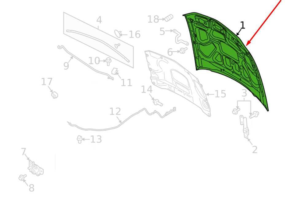 10-12 Ford Mustang Conv V6 Front Hood Bonnet Shell Panel AR3Z-16612-B OEM *ReaD* - Alshned Auto Parts