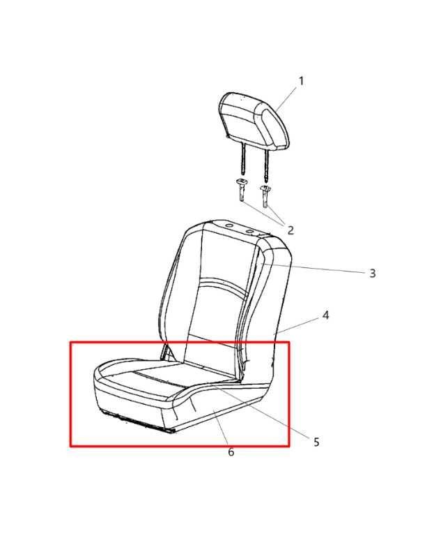 14-24 Ram 1500 Classic Express Quad Cab 5.7L Front Right Side Seat Lower Cushion1