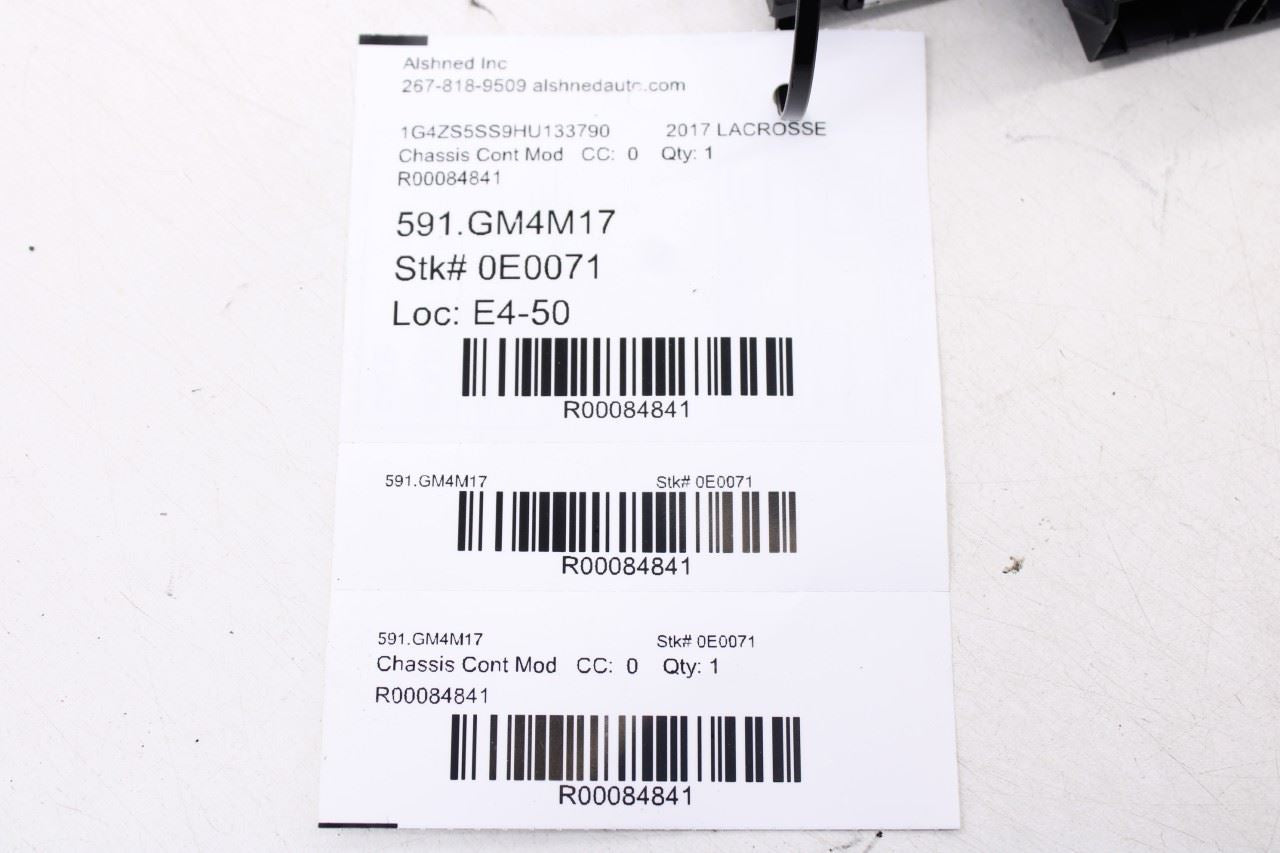 2017-2019 Buick Lacrosse Premium Active Safety Computer Control Module 84133558 - Alshned Auto Parts