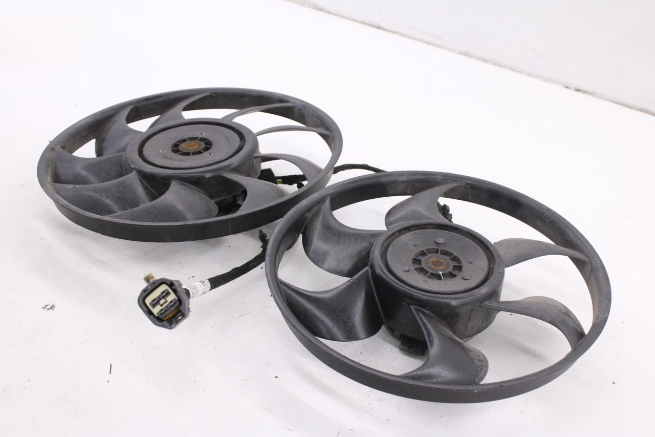 15-23 Ford Mustang Convertible V6 3.7L Dual Radiator Cooling Fan Motor w/ Blade4