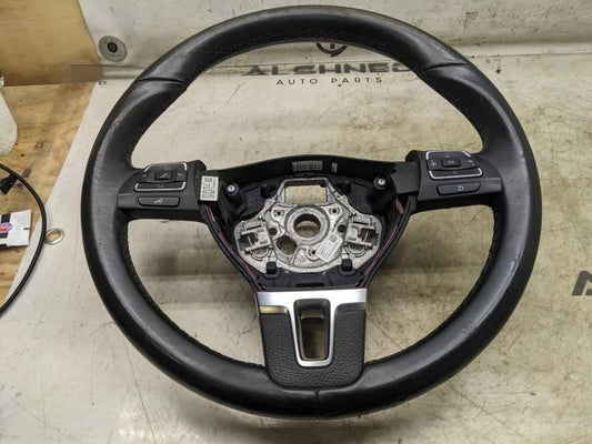 12-18 Volkswagen Passat Steering Wheel Leather w/ Control Buttons 561-419-091-G - Alshned Auto Parts