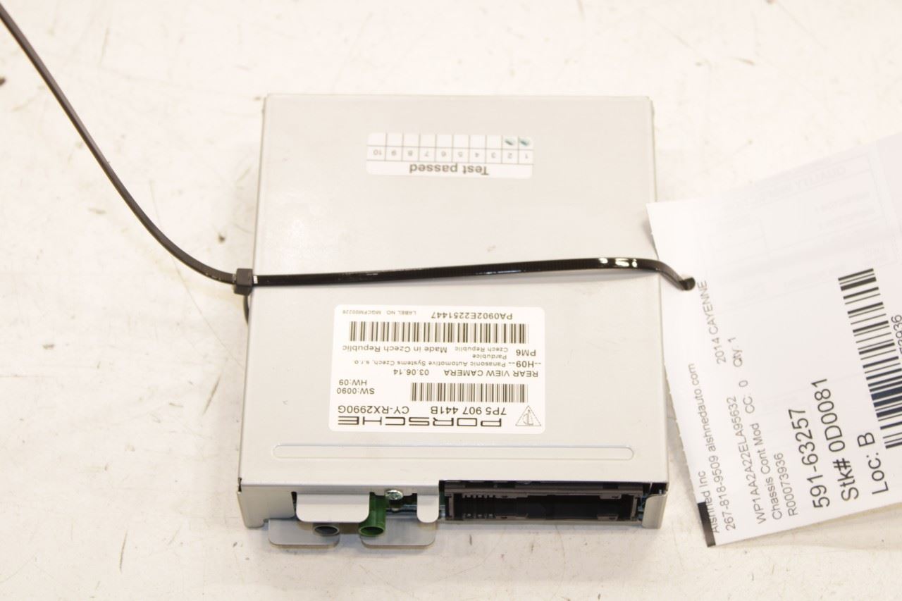 2011-2016 Porsche Cayenne Platinum Rear View Camera Control Module 7P5907441B - Alshned Auto Parts