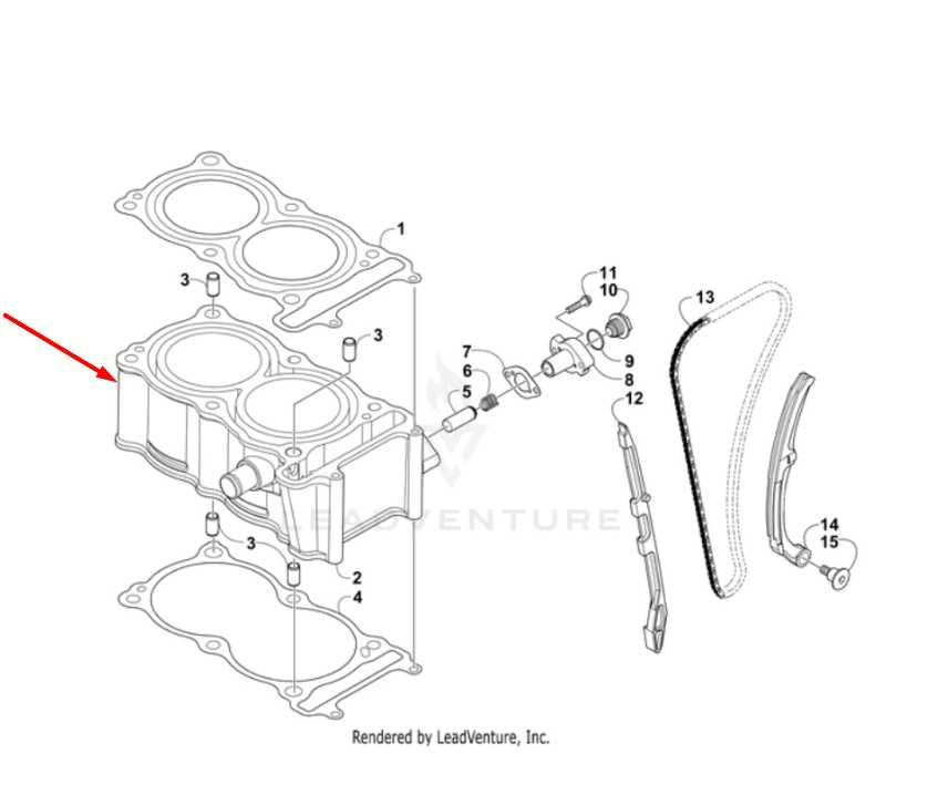 2014-2020 Arctic Cat Wildcat Trail 700 Engine Cylinder Comp Short Block 3306-9901