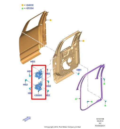 15-25 Ford F150 XL Super Cab 2.7L 4WD Rear Driver Left Side Extended Door Hinge - Alshned Auto Parts