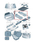 20-26 Volkswagen Atlas SE Front Rear RH and LH All Weather Carpet Floor Mats Set - Alshned Auto Parts
