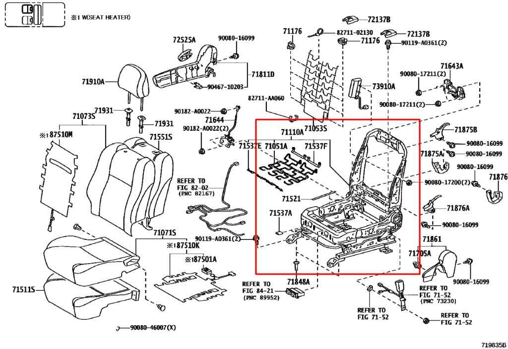 15-23 Toyota Tacoma Limited 4WD Front Right Side Seat Lower and Upper Frame Set - Alshned Auto Parts