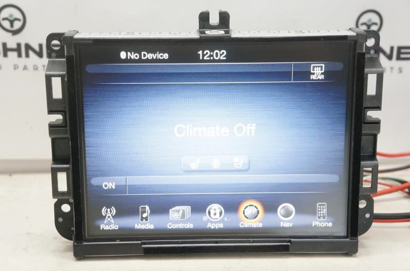 2015 Jeep Grand Cherokee 8.4'' Display Uconnect Navi Radio Receiver 68238619AE - Alshned Auto Parts