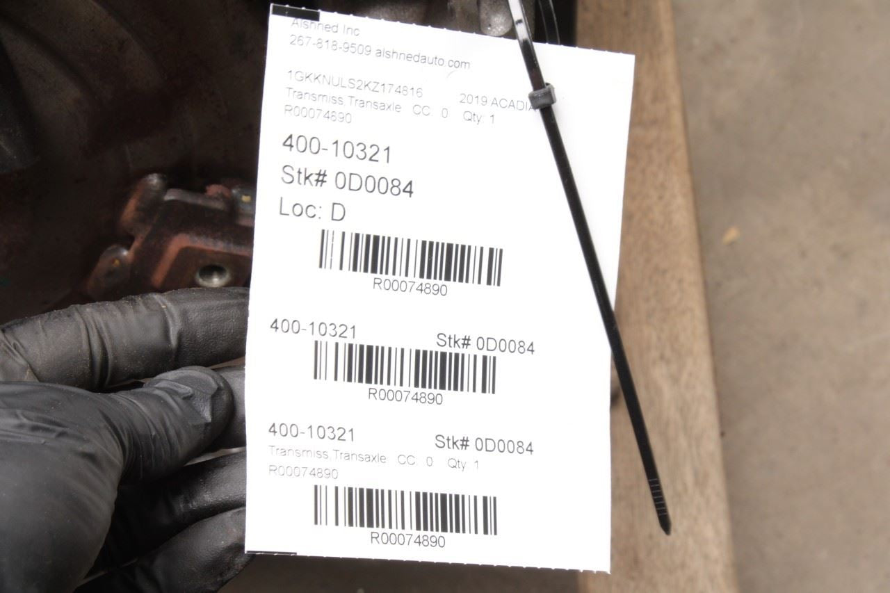 2017-2019 GMC Acadia SLT-1 3.6L AWD 6-Speed Auto Transmission 104K 24260794 OEM - Alshned Auto Parts
