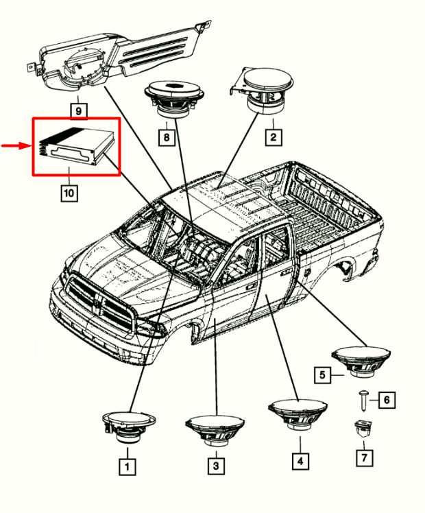 2013-2024 Ram 1500 Classic Crew Cab Audio Radio Amplifier Amp 68248793AB OEM - Alshned Auto Parts