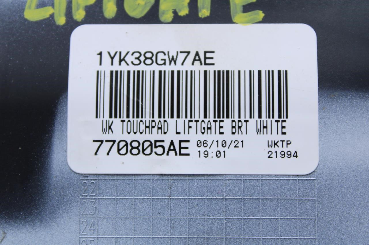 2014-21 Jeep Grand Cherokee Rear Trunk Liftgate Release Handle Switch 1YK38GW7AE - Alshned Auto Parts