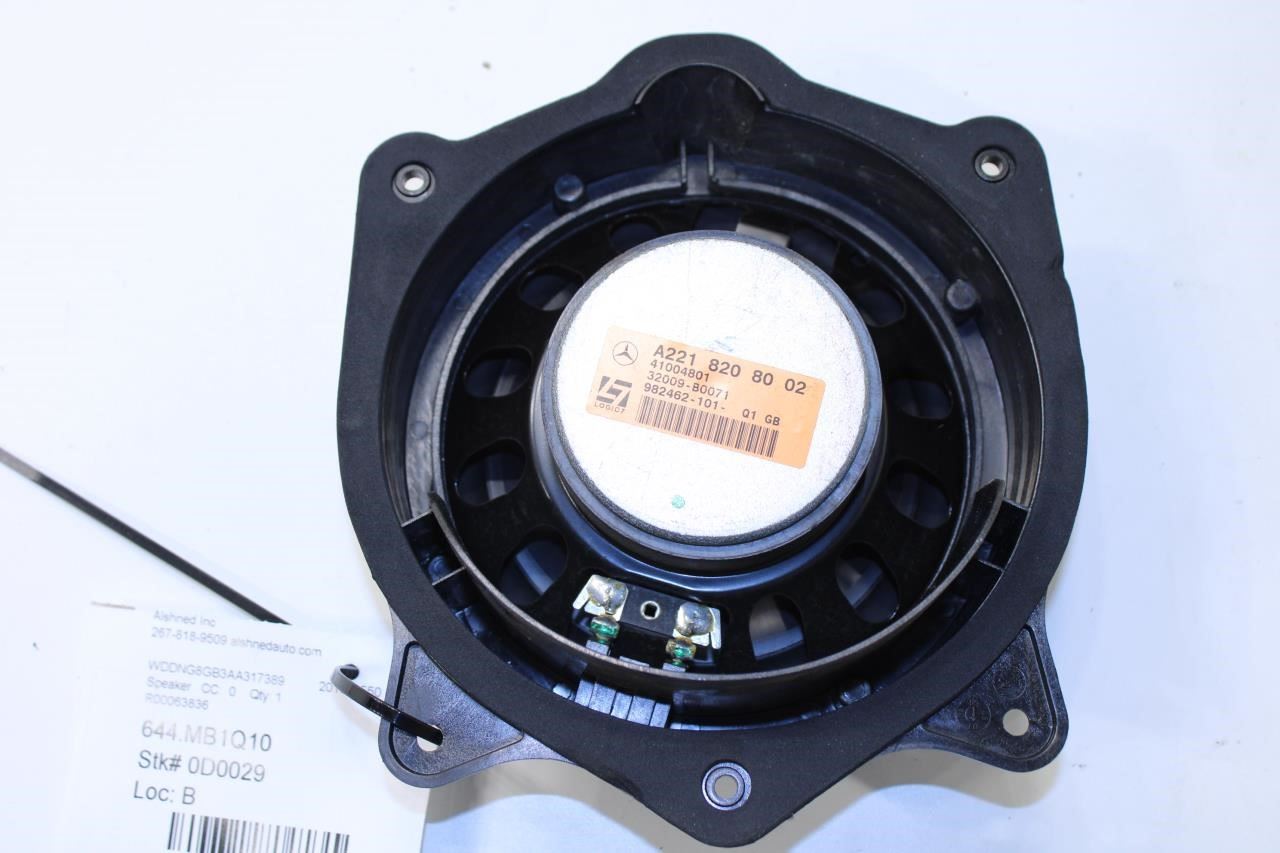 2010-2013 Mercedes-Benz S550 Logic 7 Rear Left Door Lower Speaker 221-820-80-02 - Alshned Auto Parts