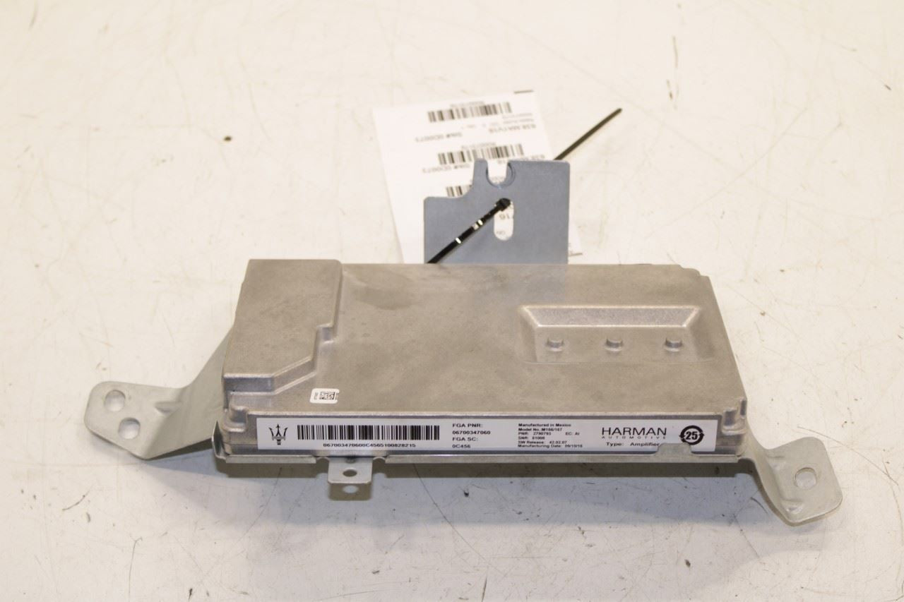 2014-2016 Maserati Ghibli S Q4 Harman Sound System Amplifier Amp 670034706 OEM - Alshned Auto Parts
