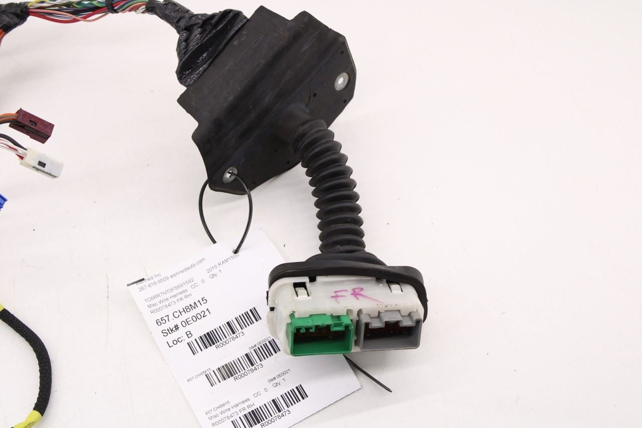 2013-2015 Ram 1500 Crew Cab Laramie Front Right Door Wire Harness 68160034AF OEM - Alshned Auto Parts